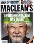 Environmentalism Fails - David Suzuki (Canada's Top Green) complains of the weakness of others